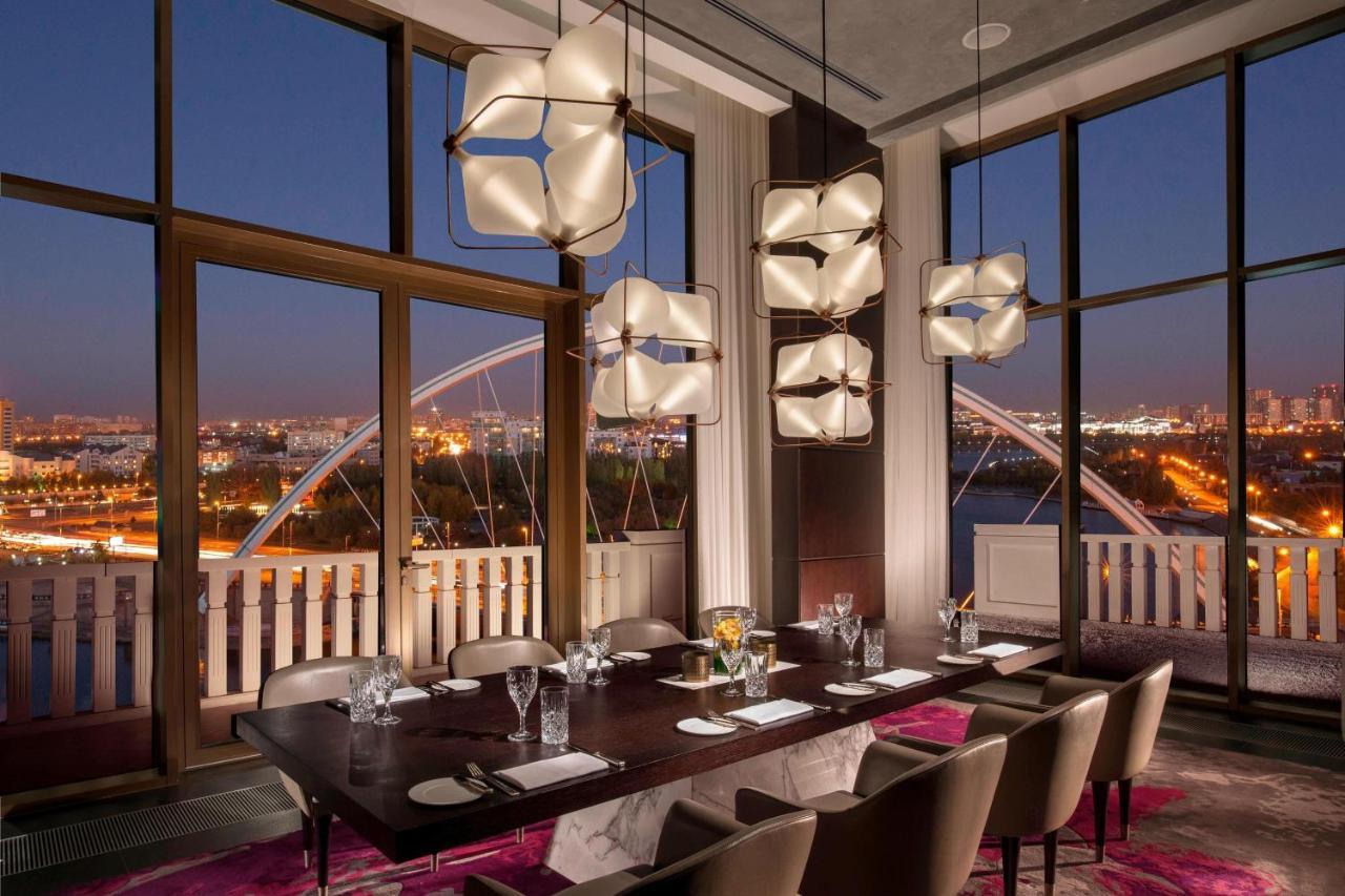 The St. Regis Astana Hotel Exterior photo The dining room at the 101