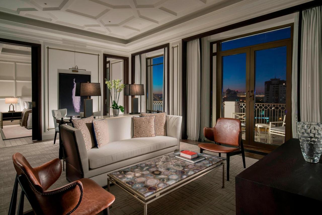 The St. Regis Astana Hotel Exterior photo The living room of a suite at The St. Regis Las Vegas