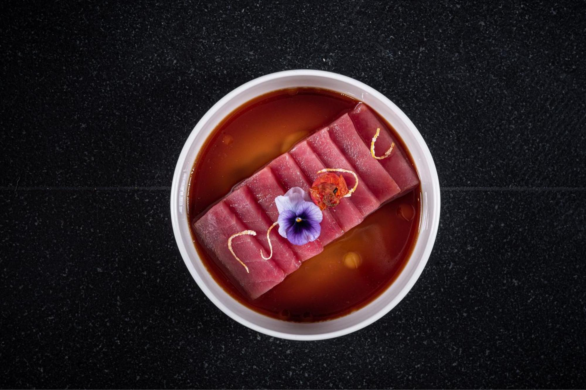 The St. Regis Astana Hotel Exterior photo A bowl of tea
