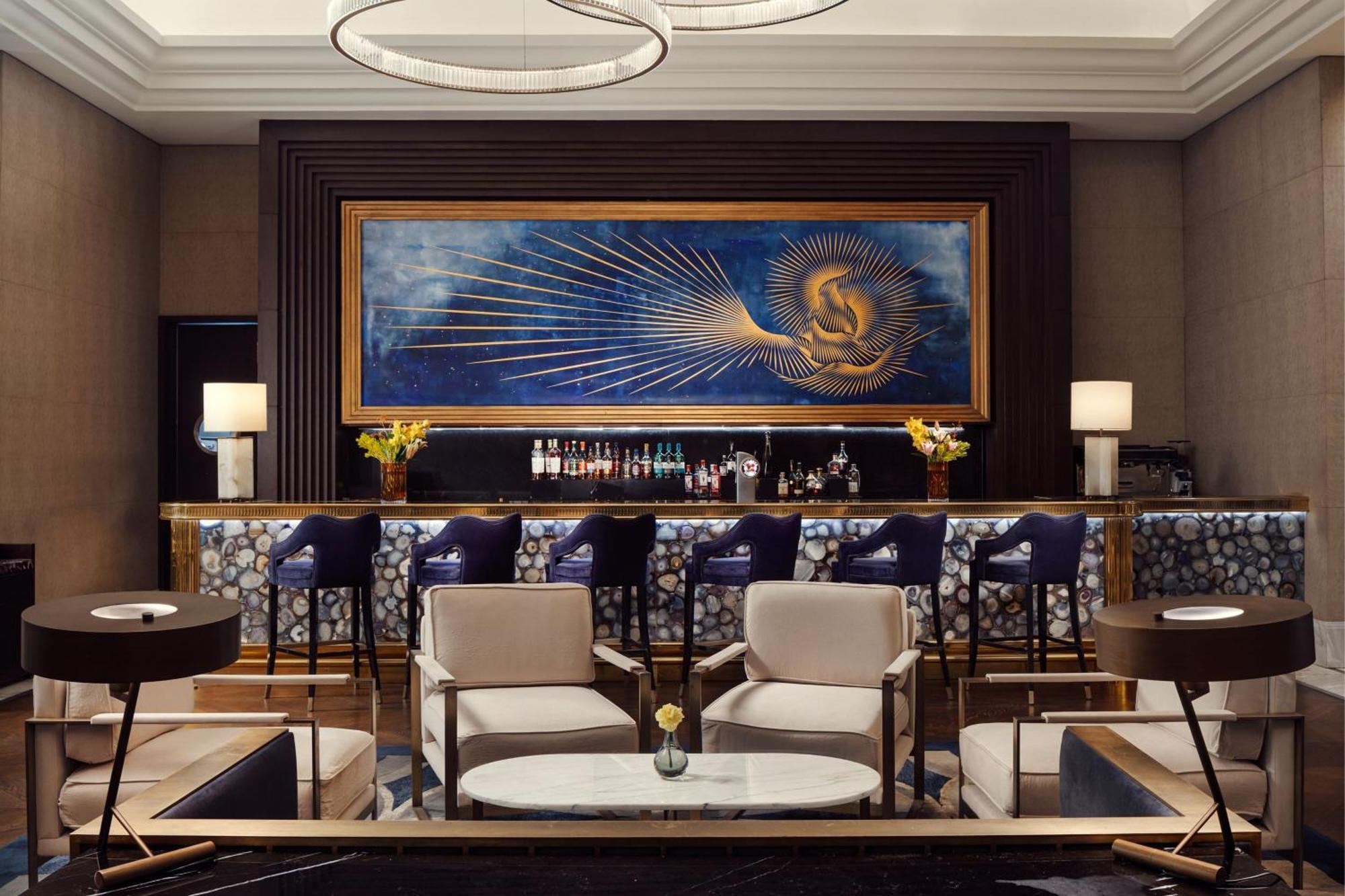 The St. Regis Astana Hotel Exterior photo The bar at the hotel